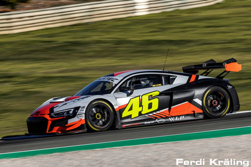 Rossi WRT Audi Valencia test