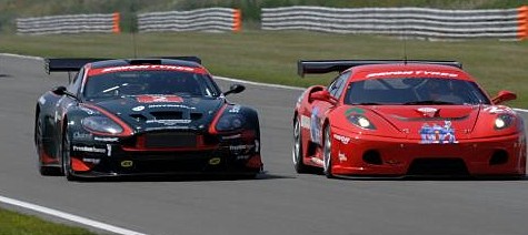 Barwell-Aston Martin DBRS9 + Christians in Motorsport-Ferrari F430 - www.britishgt.com 07bgtc397